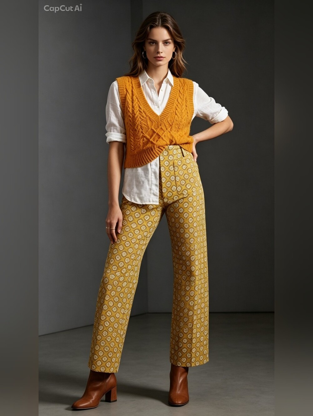 The Colette Ponte Crop Wide-Leg Pants by Maeve